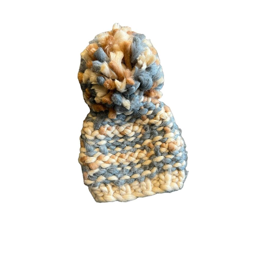 Blueberry Hill Pom Pom Chunky Knit Hat